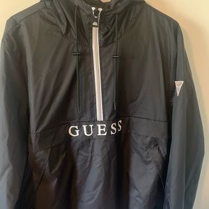 Windbreaker pullover hoodie